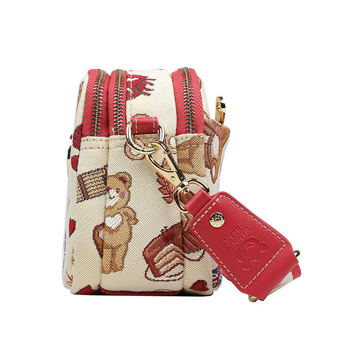 Cake Bear Leatherette Crossbody Bag - H-1171