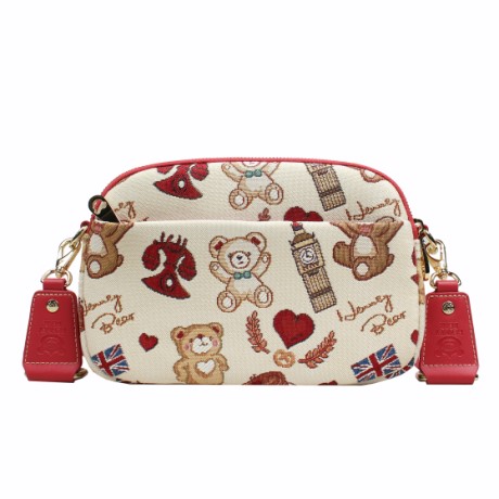 Cake Bear Leatherette Crossbody Bag - H-1171