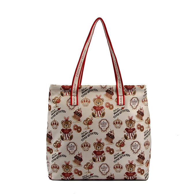 Cake Bear Tote Bag - H-323