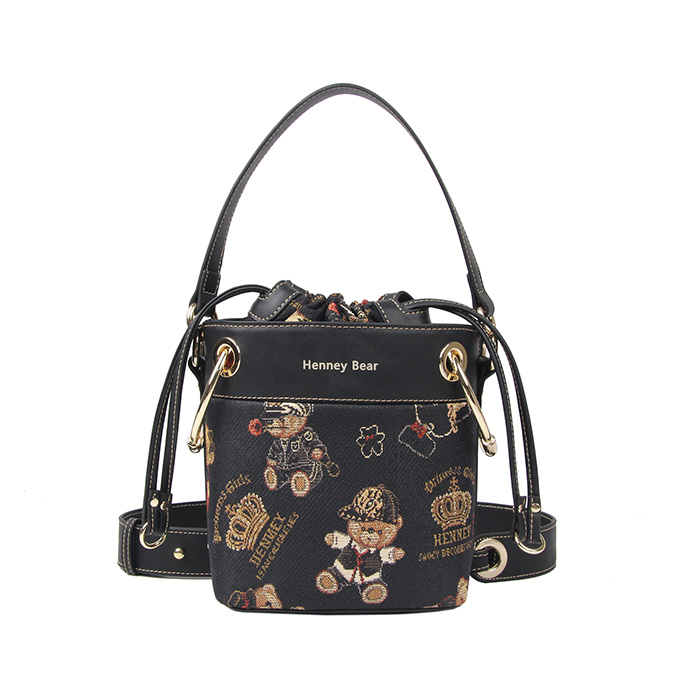 Crown Bear Bucket Bag - H-360