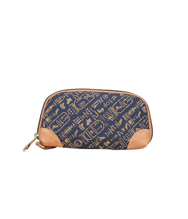 Cuneiform Pattern Zip Pouch