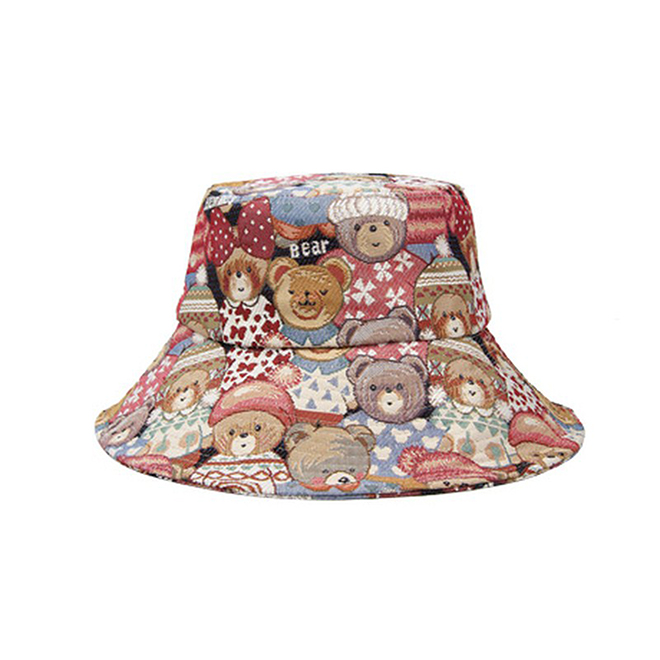 Cute Bear Bucket Hat - HM-031