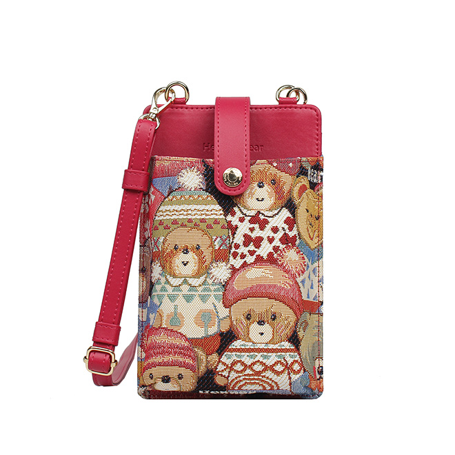 Cute Bear Celestia Smartphone Slim Crossbody Bag  - HW-120