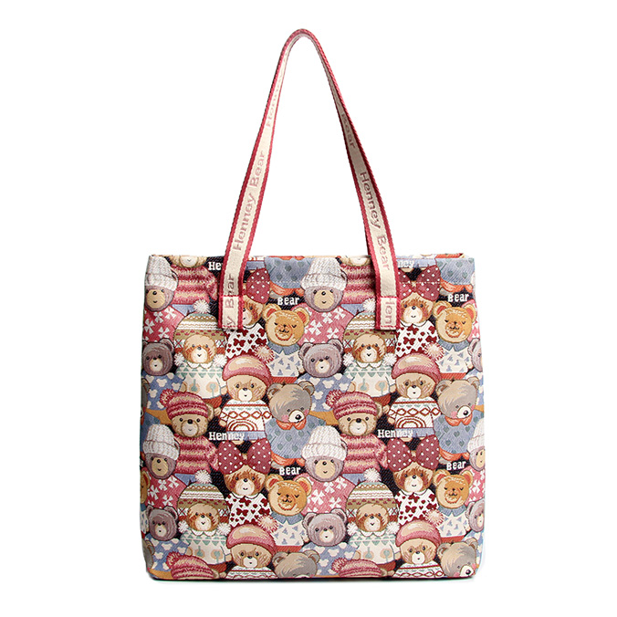 Cute Bear Tote Bag - H-323