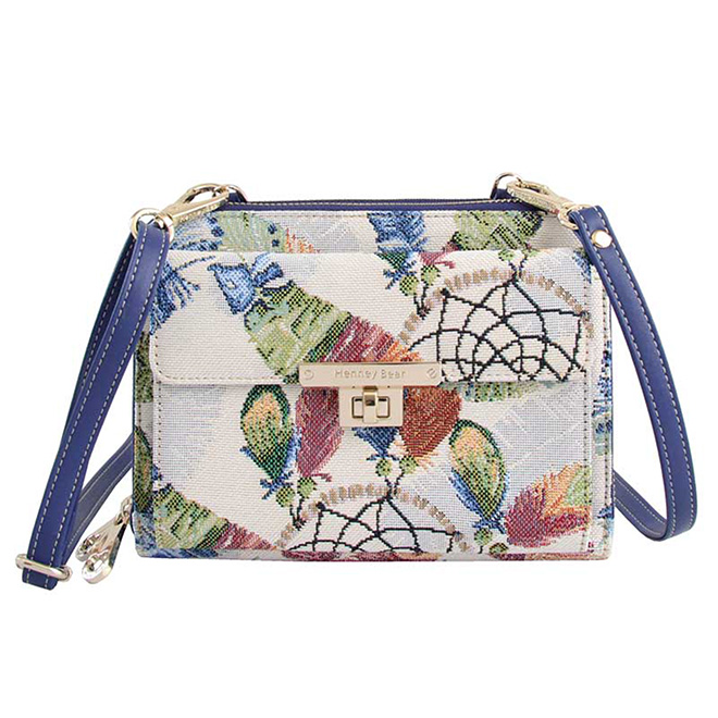 FEATHERS Henney Bear Crossbody Purse -  HW-064