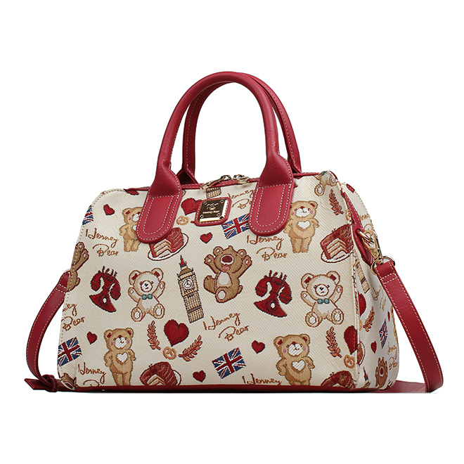 Henney Bear Big Ben Boston Handbag H-1157