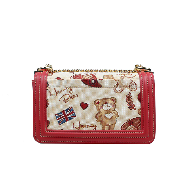 Henney Bear Big Ben Chain Shoulder Bag H-1149