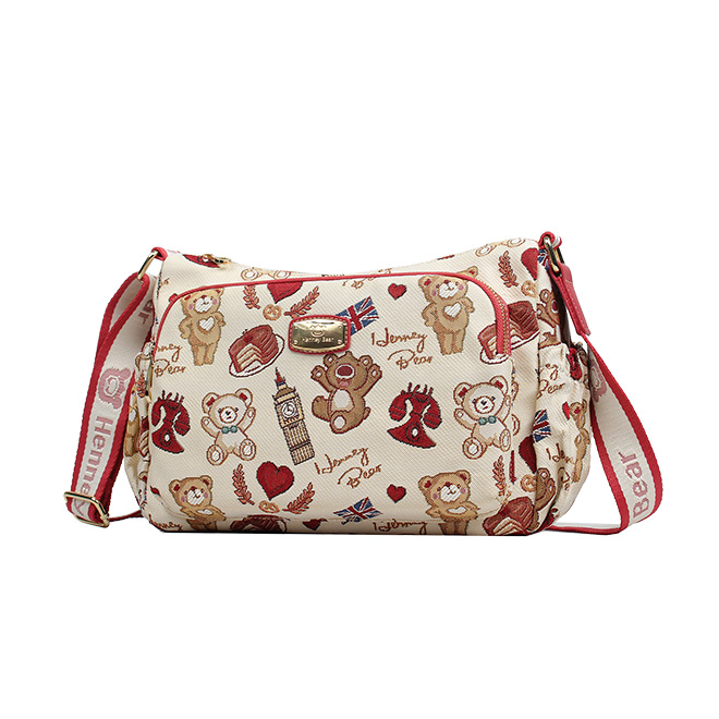 Henney Bear BIg Ben Crossbody Shoulder Bag H-1165