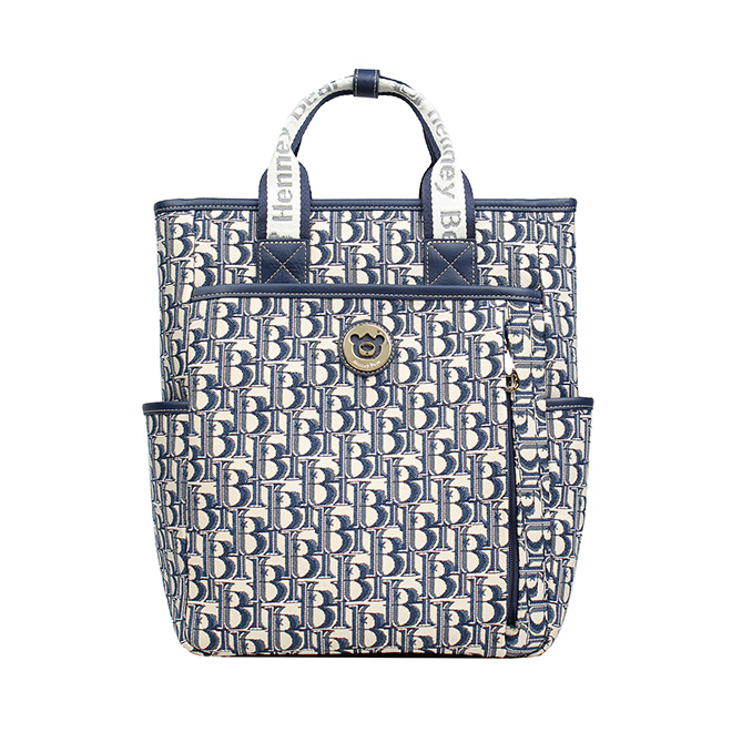 Henney Bear Blue Bear Backpack Tote H-1141