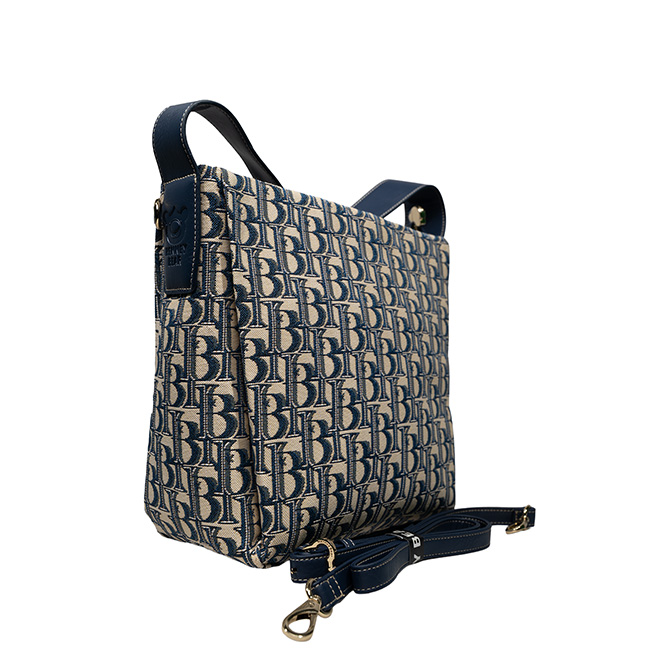 Henney Bear Blue Bear Women's Signature Hand Bag H-1011