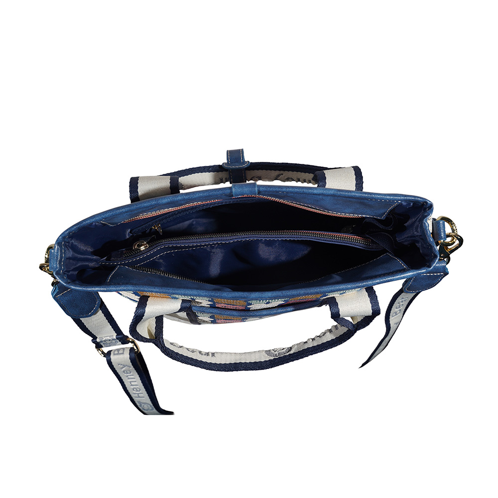 Henney Bear Brick Bear Tote Bag with Adjustable Strap H-1140