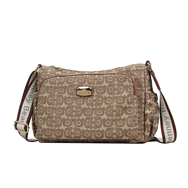 Henney Bear Brown Bear Crossbody Shoulder Bag H-1165