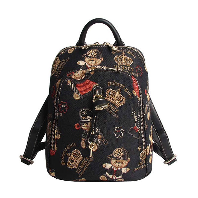 Henney Bear Crown Bear Backpack H-118