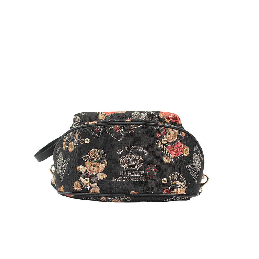 Henney Bear Crown Bear Crossbody Bag H-965