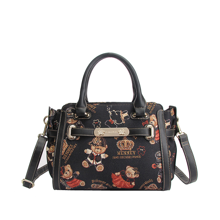 Henney Bear Crown Bear Hand Bag H-041
