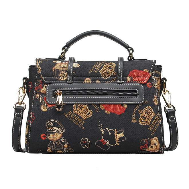 Henney Bear Crown Bear Hand Bag H-260