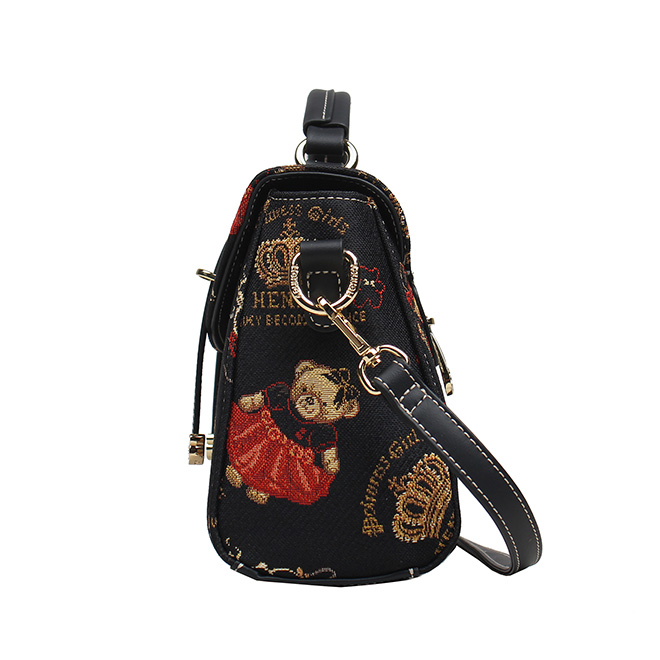 Henney Bear Crown Bear Hand Bag H-260