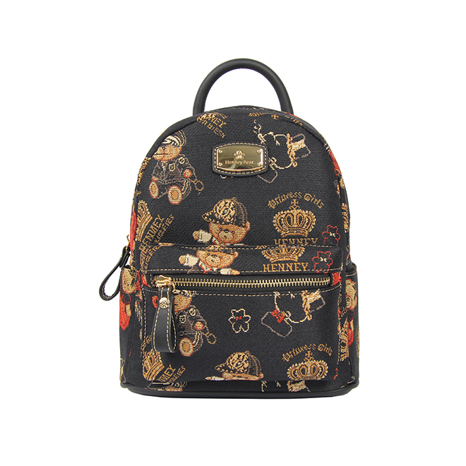 Henney Bear Crown Bear Mini Backpack H-094