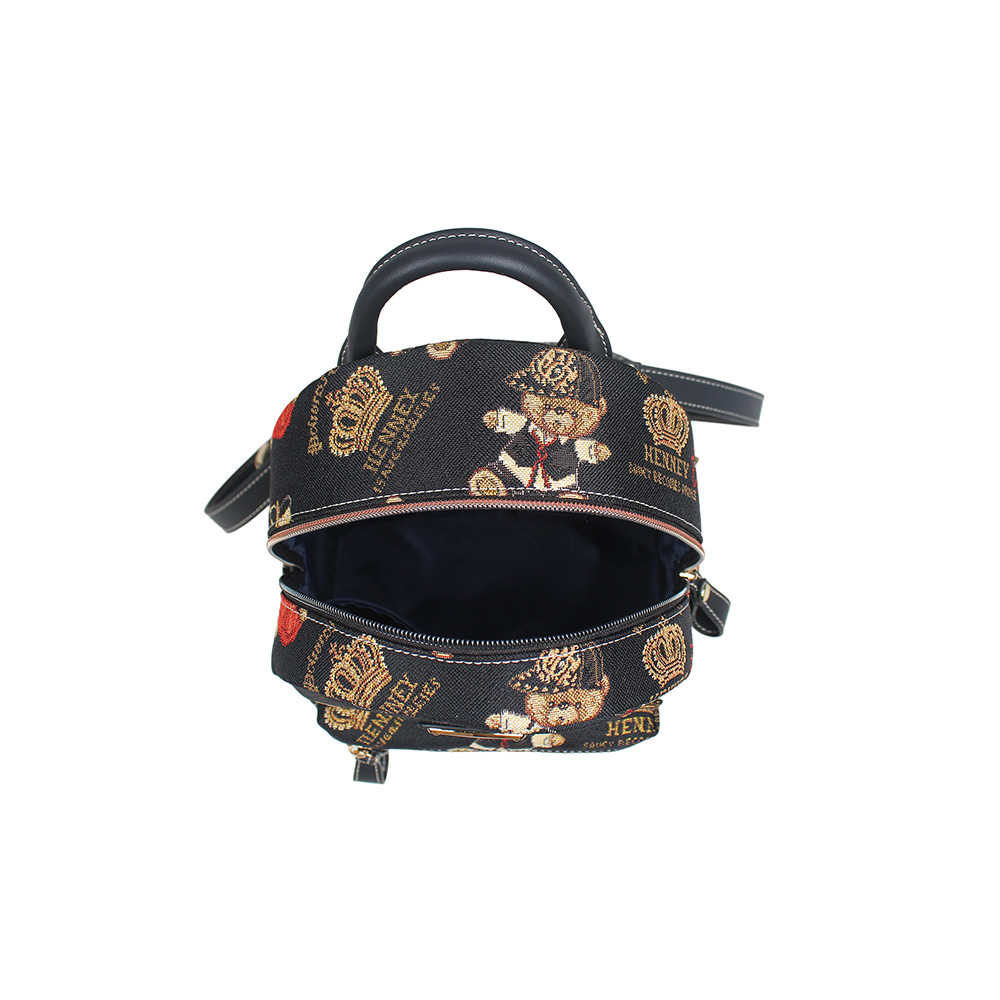 Henney Bear Crown Bear Mini Backpack H-094