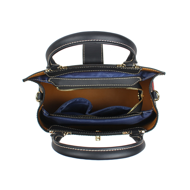 Henney Bear Crown Bear Structured Handbag H-1128