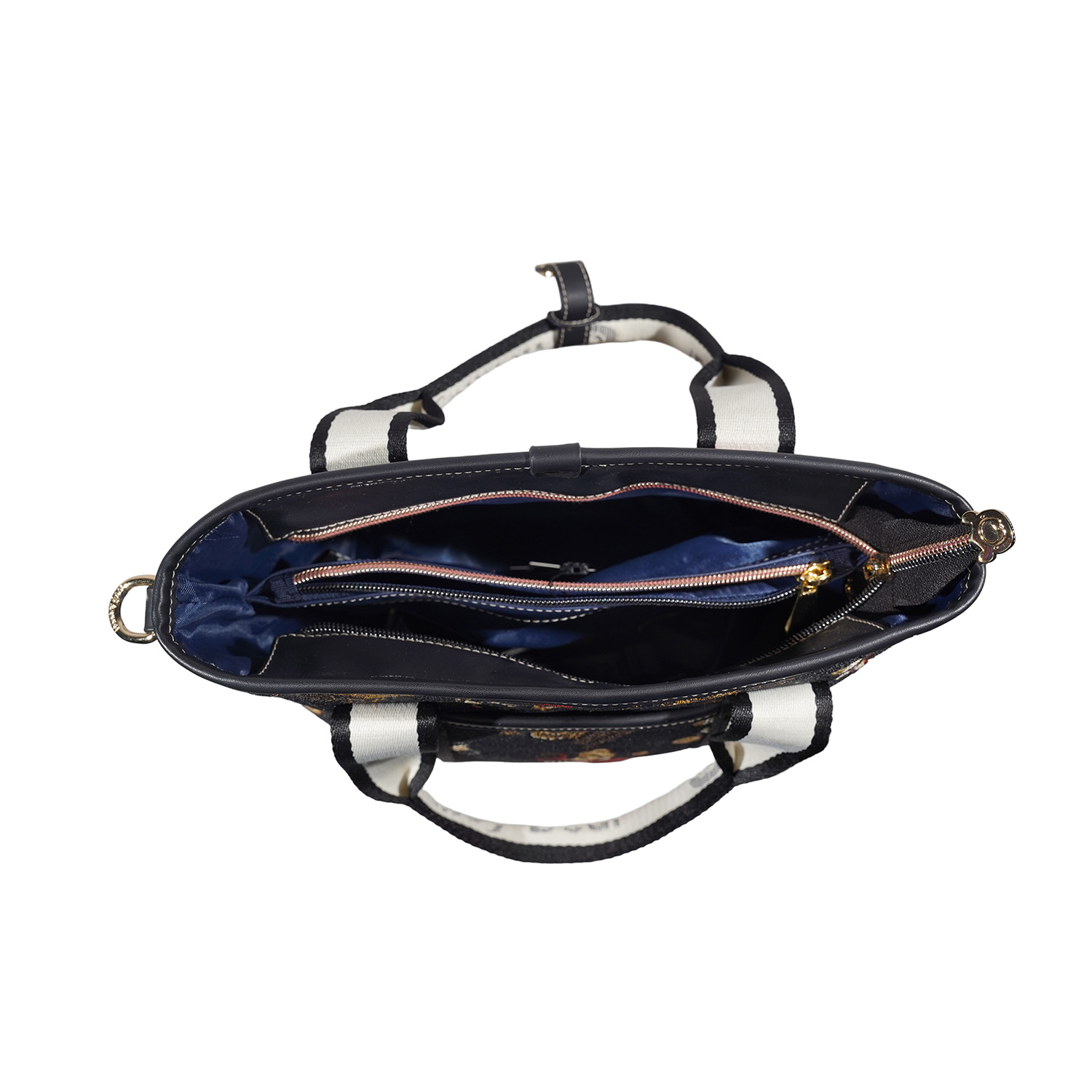 Henney Bear Crown Bear Tote Bag with Adjustable Strap H-1140