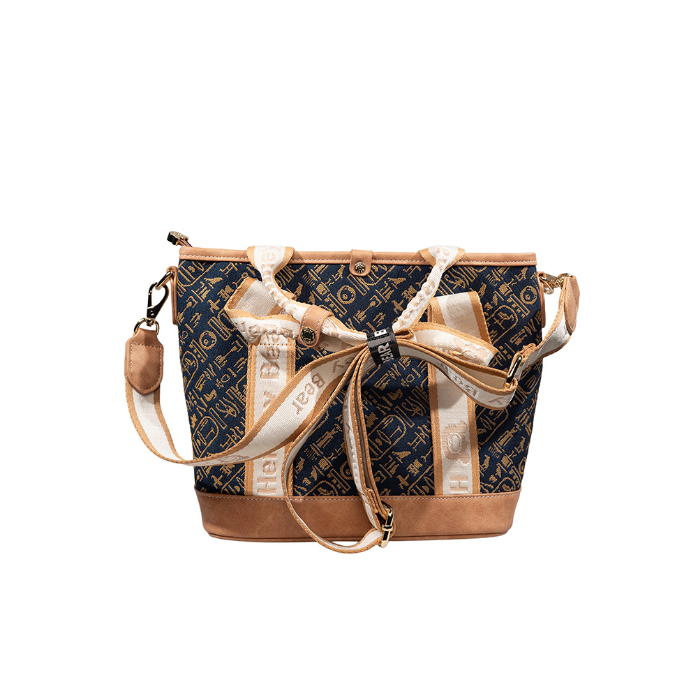 Henney Bear Cuneiform Tote Bag with Adjustable Strap H-1140