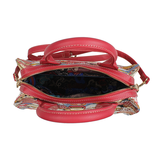 Henney Bear Cute Bear Boston Handbag H-1157