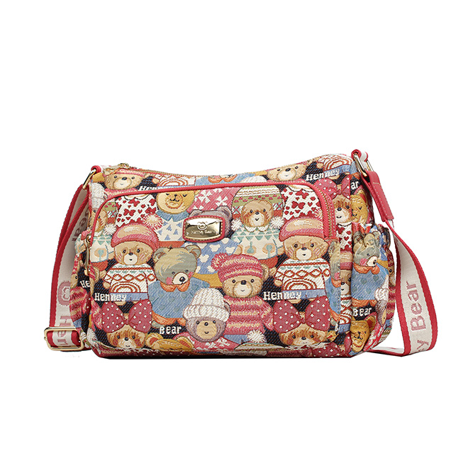 Henney Bear Cute Bear Crossbody Shoulder Bag H-1165