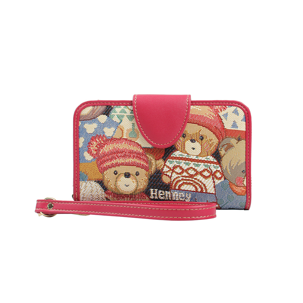 Henney Bear Cute Bear Premium Wristlet Wallet HW-118