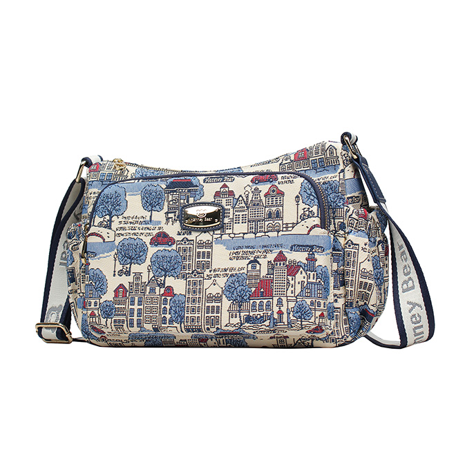 Henney Bear Euro City Crossbody Shoulder Bag H-1165