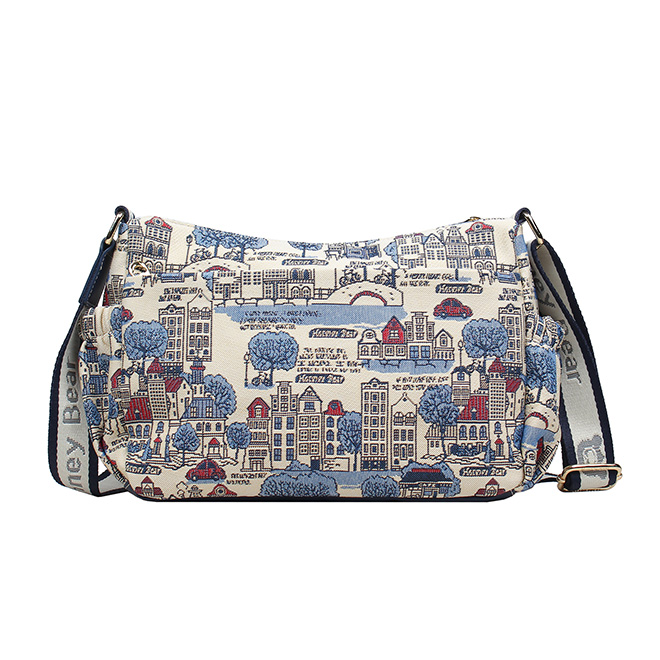 Henney Bear Euro City Crossbody Shoulder Bag H-1165