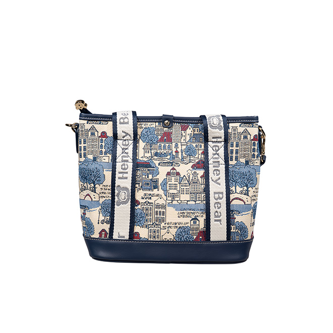 Henney Bear Euro City Tote Bag with Adjustable Strap H-1140