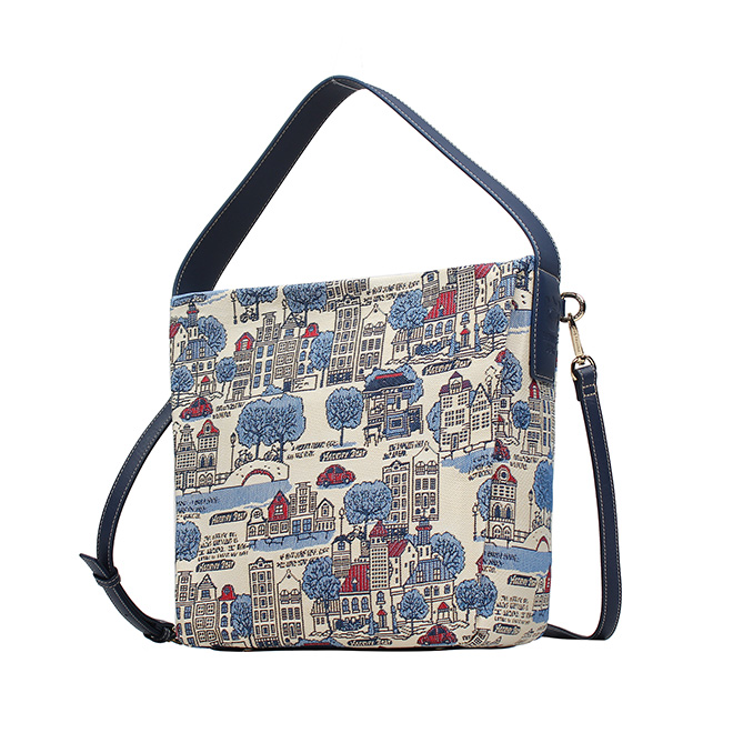 Henney Bear Euro City Women's Signature Hand Bag H-1011