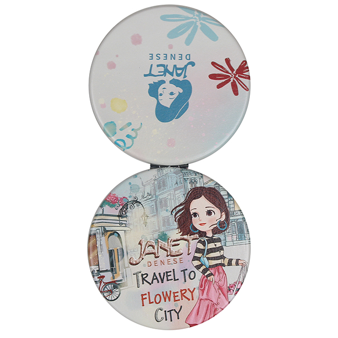Henney Bear Flower City Women’s Compact Mirror JR-001