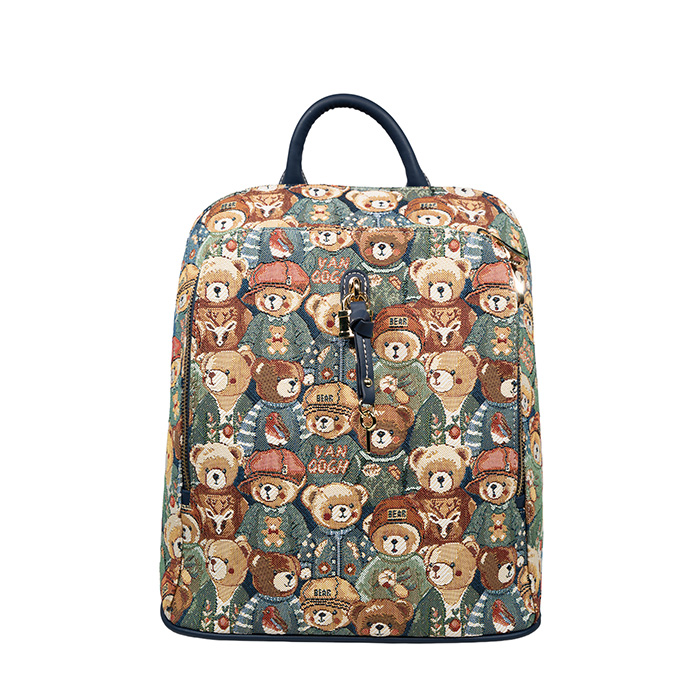 Henney Bear Green Bear Backpack H-143