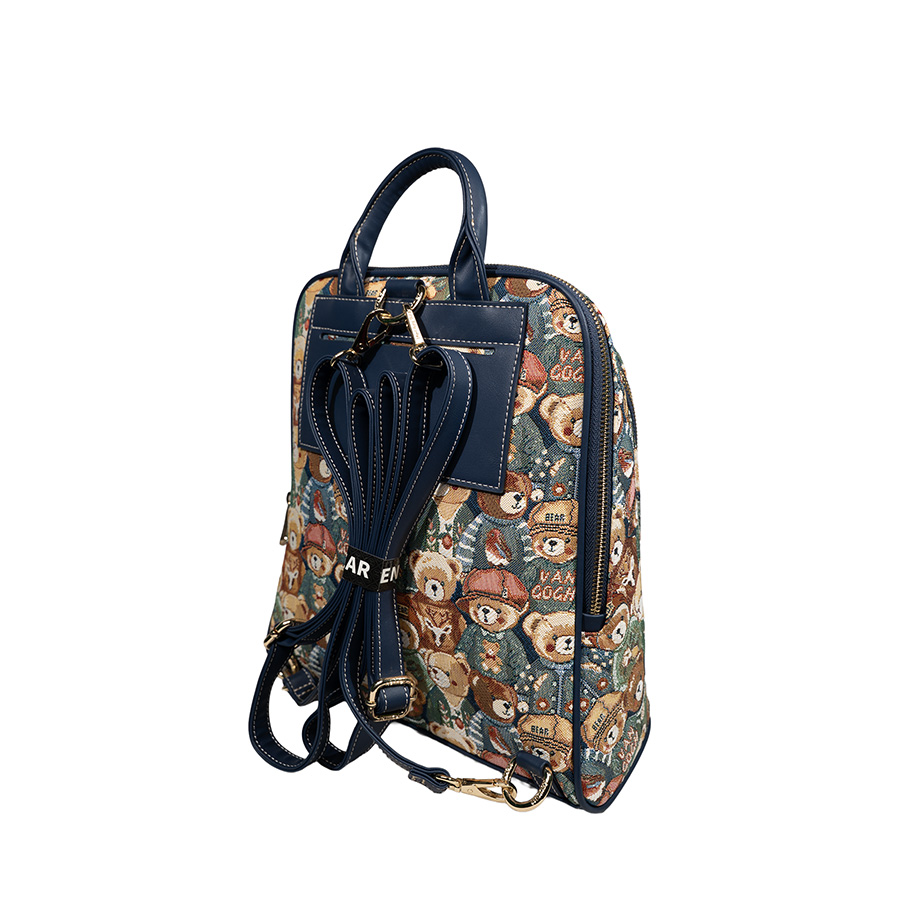 Henney Bear Green Bear Backpack H-143