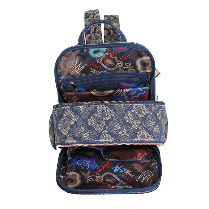 Henney Bear H-1201 Shadow Bear BLUE Backpack