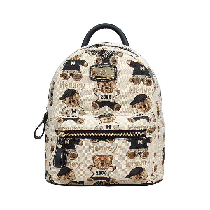 Henney Bear Henney Passward Mini Backpack H-094
