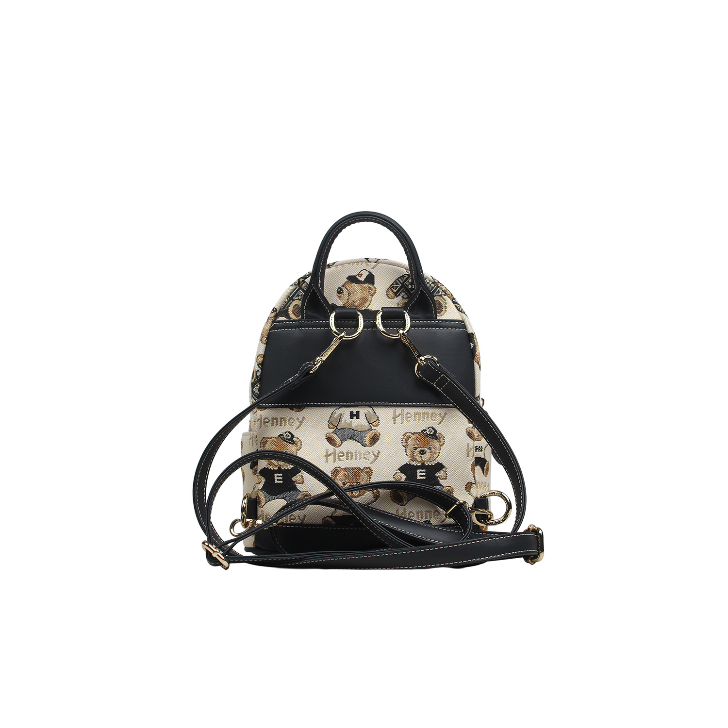 Henney Bear Henney Passward Mini Backpack H-094