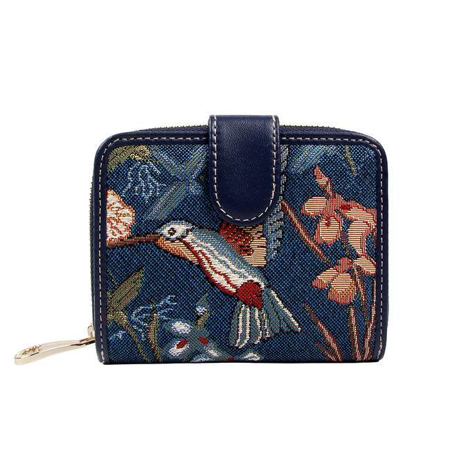 Henney Bear Humming Bird Compact Dual-Closure Wallet HW-100