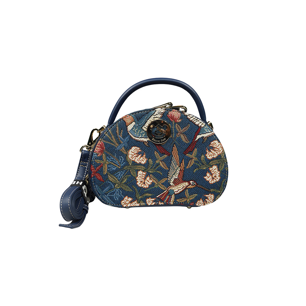 Henney Bear hummingbird Round Handbag H-1126