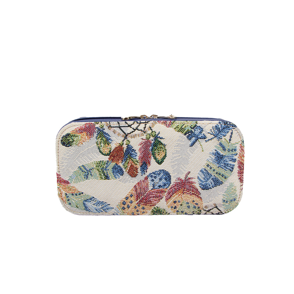 Henney Bear Jewelry Box, with Blue Zipper - HW-066