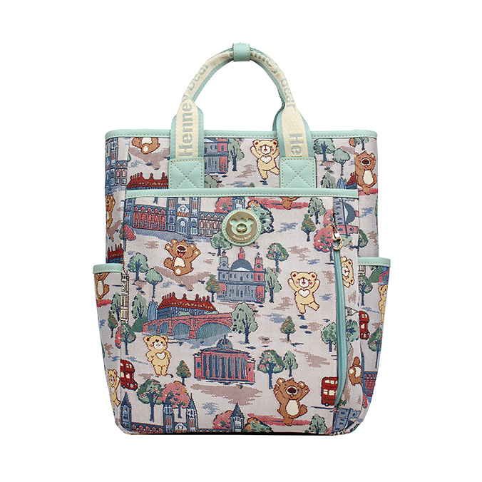 Henney Bear London Bridge Backpack Tote H-1141