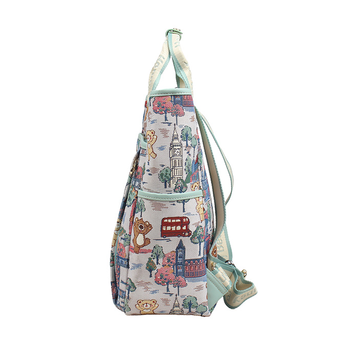 Henney Bear London Bridge Backpack Tote H-1141