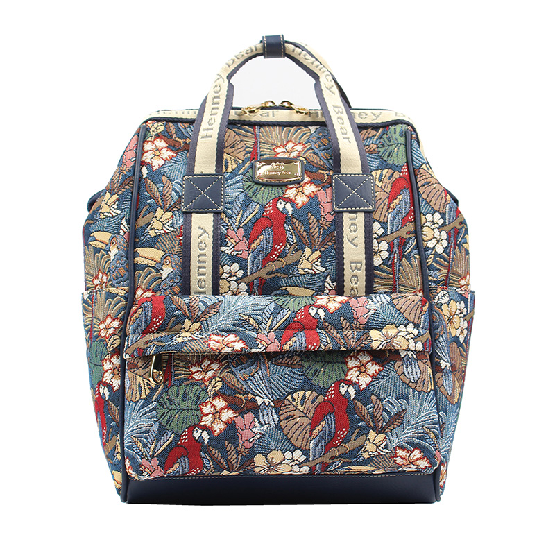 Henney Bear London Parrot Song Backpack H-275