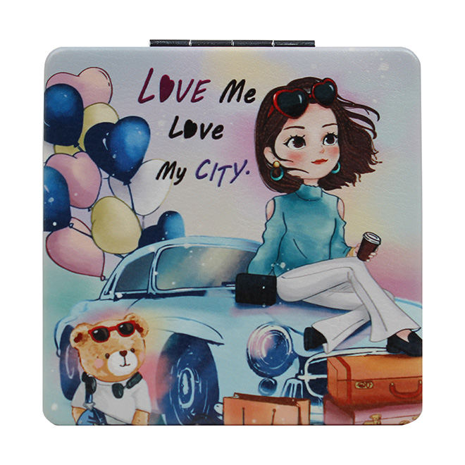 Henney Bear Party Queen Women’s Compact Mirror JR-002