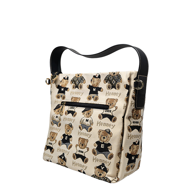 Henney Bear Passward Bear Women's Signature Hand Bag H-1011