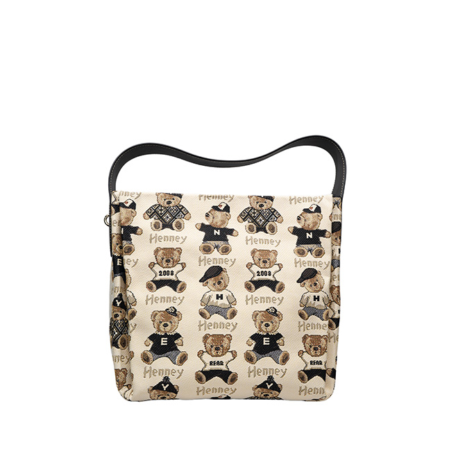 Henney Bear Passward Bear Women's Signature Hand Bag H-1011