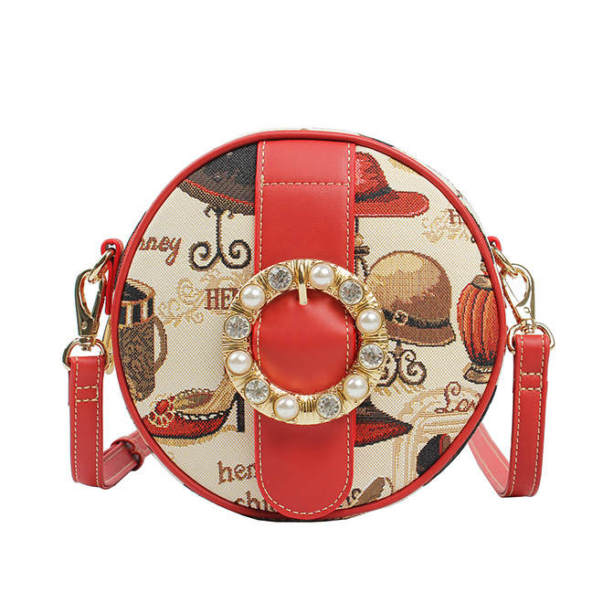 Henney Bear Round Shoe & Hat Crossbody Bag H-466