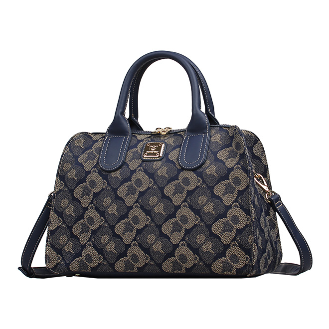 Henney Bear Shadow Bear Boston Handbag H-1157